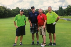 Bob, Mark and Brian (far left is our ringer Simon Randall) at the Indo-US Chamber of Commerce golf outing. 5/10/19